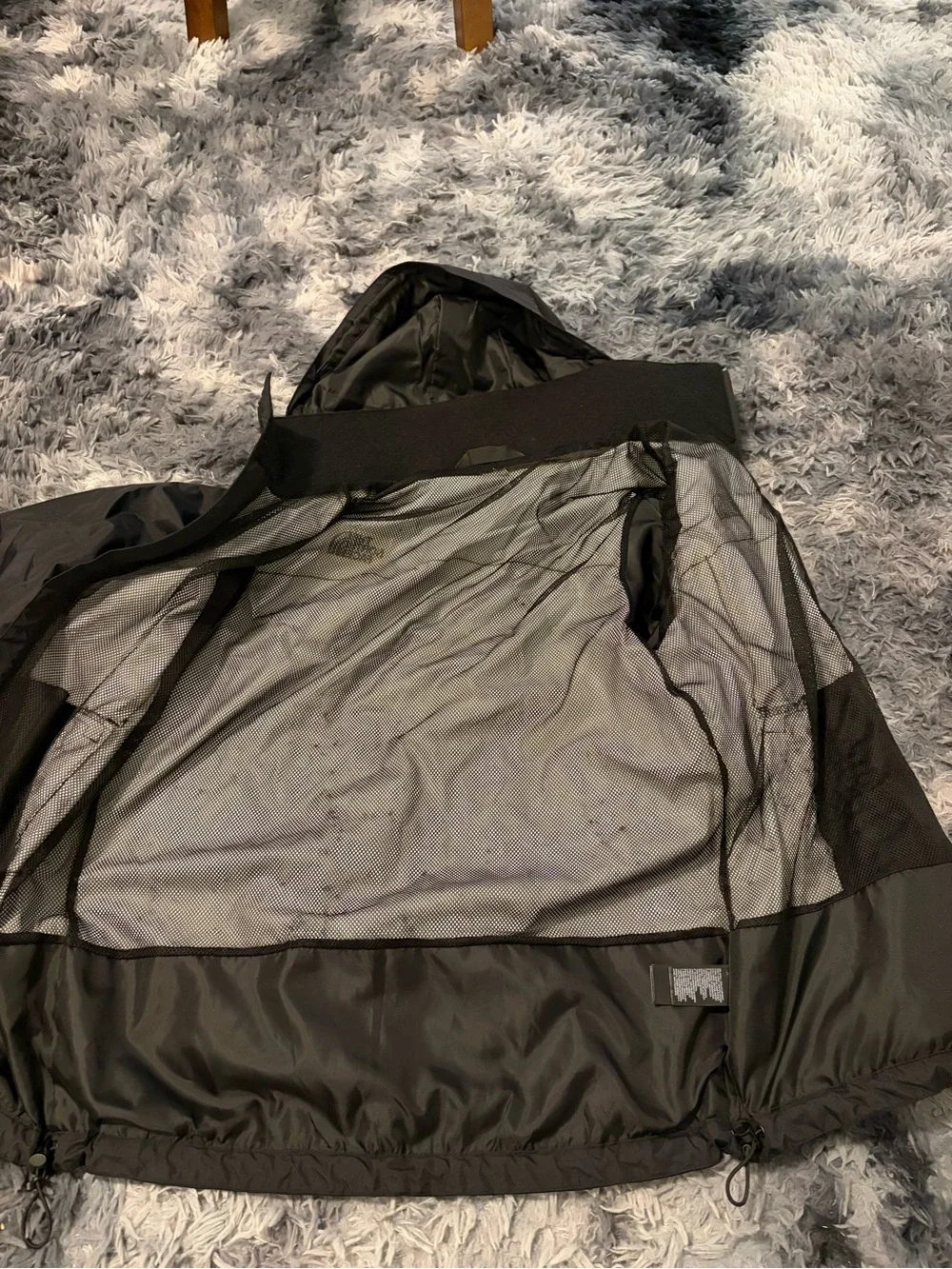 The North Face Black DryVent Waterproof Hooded Rain Jacket Men’s Size Small S